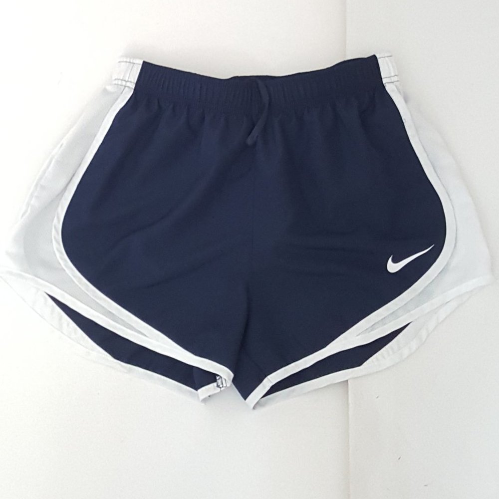 Women's  NIKE  Athletic Shorts Size  S Blue / White